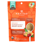 Navitas Organics, органическая смесь для иммунитета Superfood+®, мощный источник витамина С, каму, апельсин и ацерола, 120 г (4,2 унции)