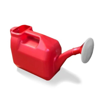 Лейка RADIVAS САДОВОД 10 л, цвет красный, две ручки, широкая горловина