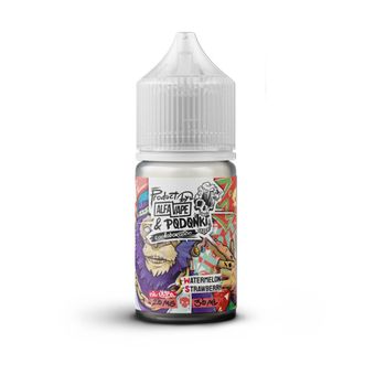 Жидкость PODONKI ALFA VAPE Salt 2% ULTRA 30 ml Клубника Арбуз