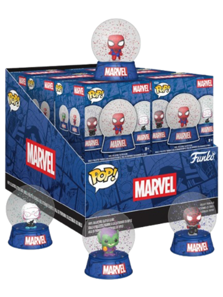 Рандомный Снежный шар Funko Mini Glitter Globes Spider-Man