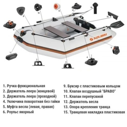 Лодка ПВХ КОЛИБРИ КМ330