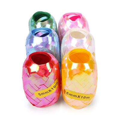 Лента упаковочная 5мм 10м 6 цветов пакет