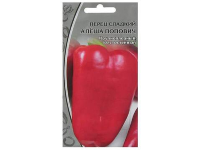 ПЕРЕЦ Алеша Попович среднеспелый (0,1г) Цв.пак (10шт)