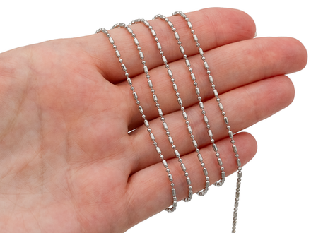 Цепь для украшений 1,4мм, сталь (1 метр)