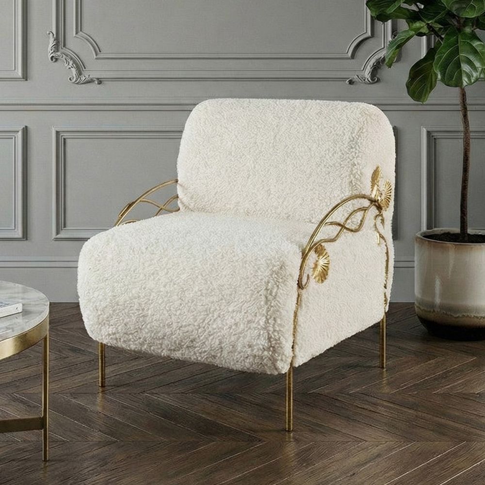 Кресло Нимфея Молоко Айвори