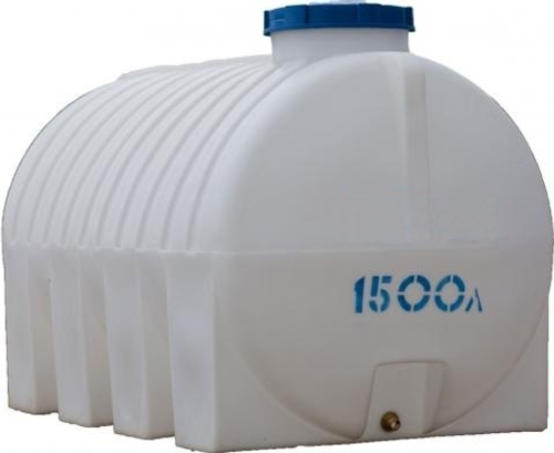 Ёмкость пластиковая пищевая АКПОЛ TR 1500 л. горизонтальная транспортная (180x106x122см;54кг;белый) - арт.555025.1