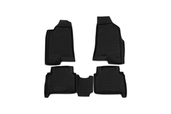 Коврики Standard, в салон HUMMER H3 2005- , 4 шт. (полиуретан, чёрные) Element.NLC.19.01.210