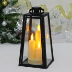 Сувенир с подсветкой «Сказочная ночь» 16*16*32 см (работает от 3*ААА), Черный