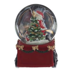 GAEM Фигурка декоративная "Дед Мороз" в стекл шаре, D 10 см, L18 W11 H16 см