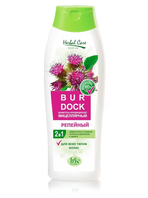 Iris Herbal Care Шампунь-кондиционер Мицеллярный «Репейный» 400 мл
