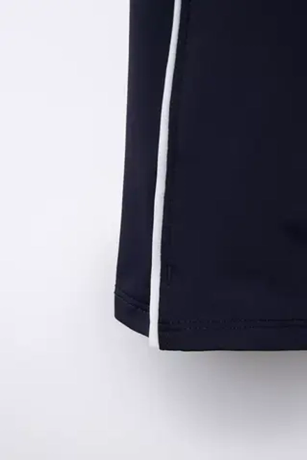 ZARA БРЮКИ КАПРИ В СПОРТИВНОМ СТИЛЕ, СИНИЙ
