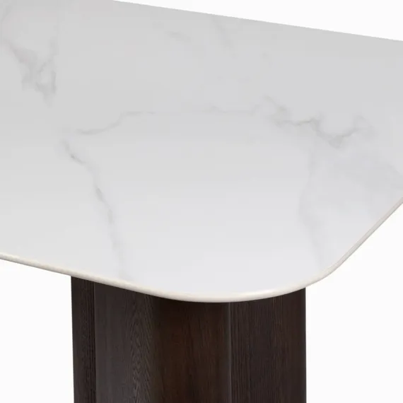 Обеденный стол Fabio 180х90 см, белый камень