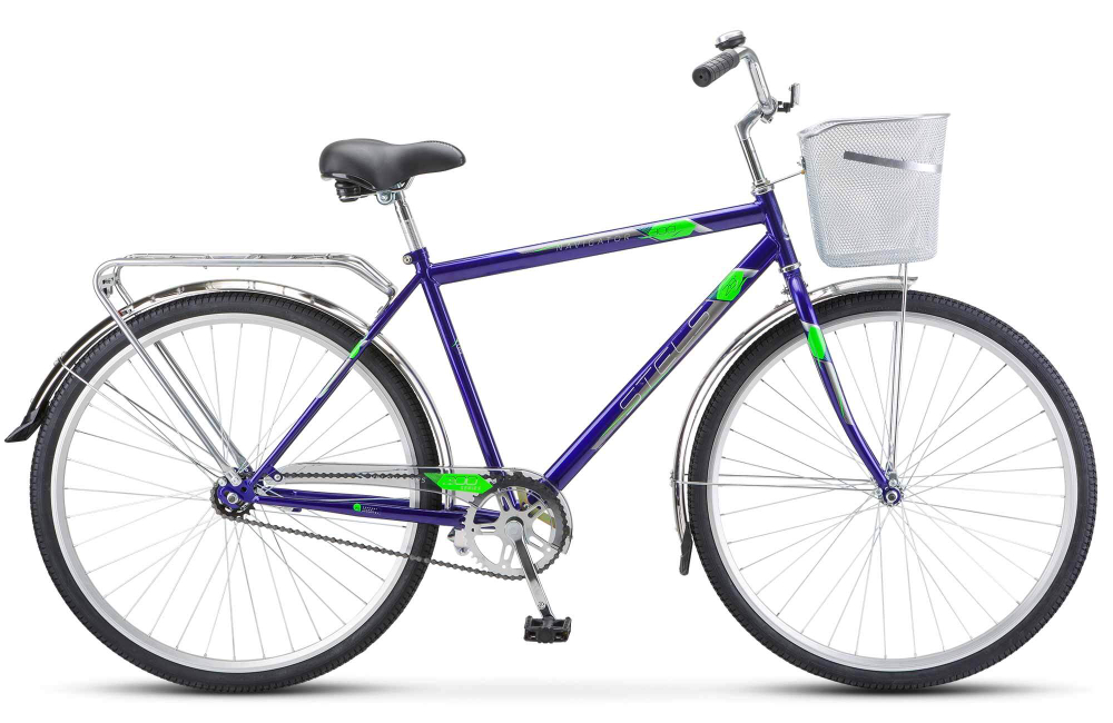 Велосипед 28" Stels Navigator-300 Gent, 1ск, рама 20,цвет синий(Корзинка)