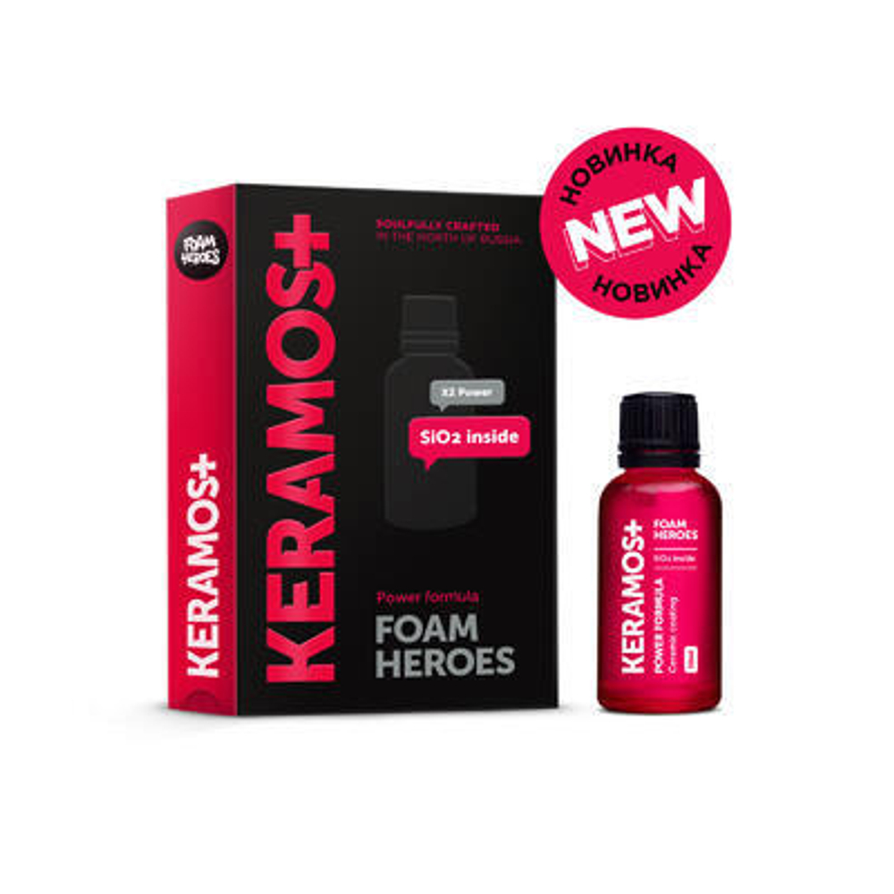 Foam Heroes Керамическое покрытие для ЛКП автомобиля Keramos+ 30мл