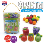 Сах. драже с хрус. нач. Прикольные фрукты 12*30шт 12г