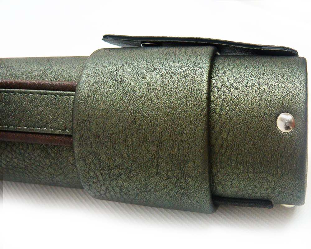 Тубус на 1 кий Меркури CLUB (без кармана) (зеленый перламутр/коричневый)