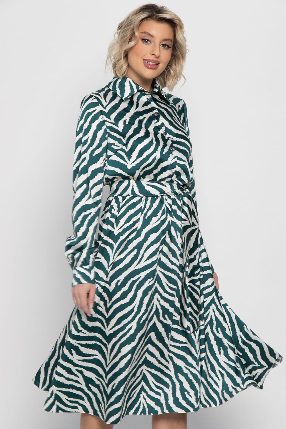 Платье Морена (бело-зеленое) П14969-45М LT Collection