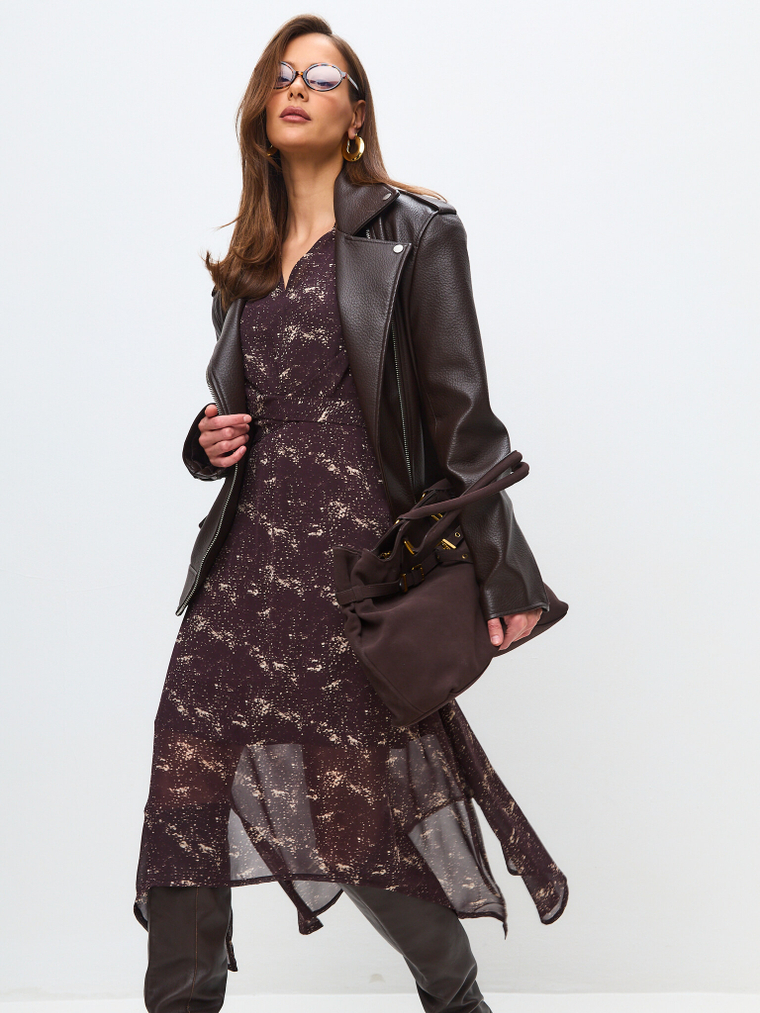 Платье из воздушного шифона