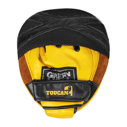 FMT-5267 Боксерские лапы TOUCAN черно-желтые