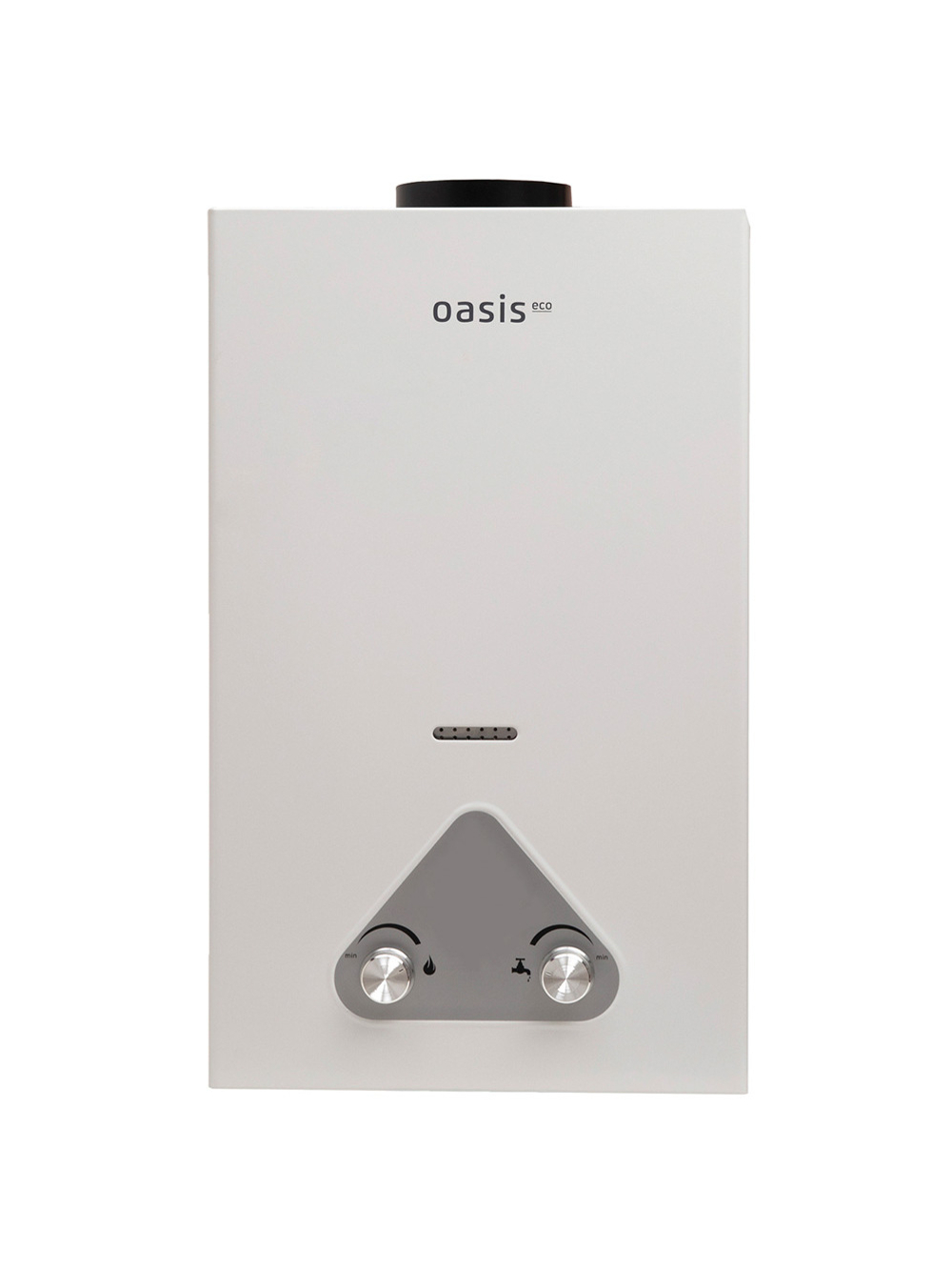 Газовая колонка Eco W-20 белая OASIS (20 кВт), без дисплея