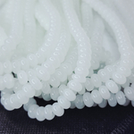 Стеклянный рондель, бусина проставка, разделитель, р-р 8×4мм, цена за набор 20 шт