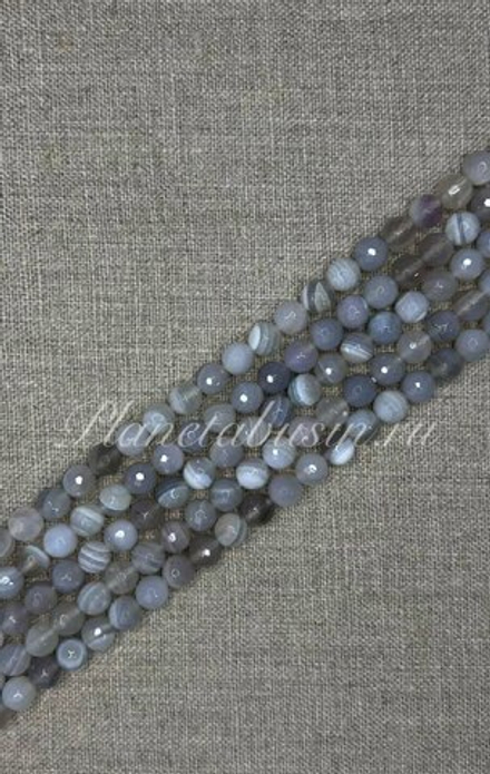 Камень натуральный граненый серый 0902