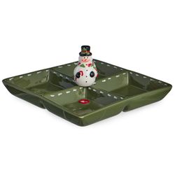 МЕНАЖНИЦА 4 СЕКЦИИ КОЛЛЕКЦИЯ "CHRISTMAS GIFT" 19*19*9,5 СМ