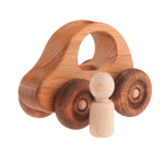 Деревянная машинка с пассажиром Леснушки
