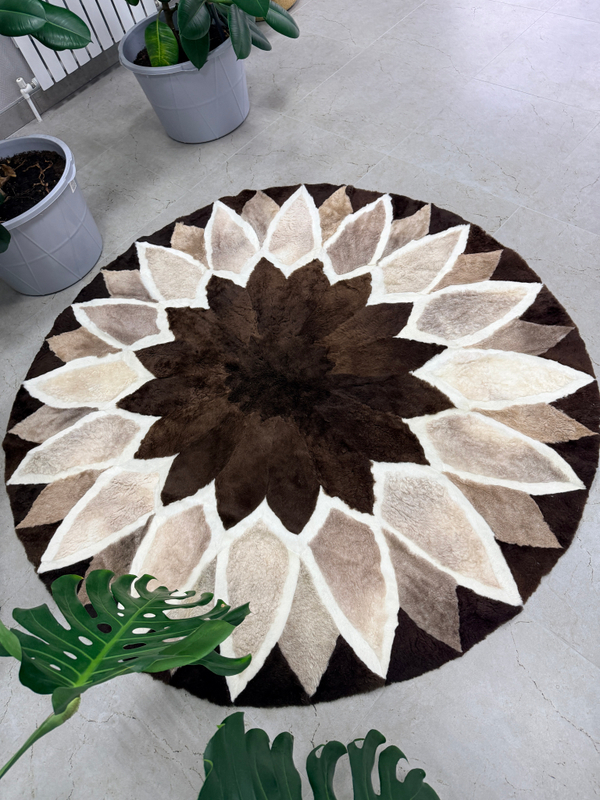 Ковер шкура натуральная овчина меховой