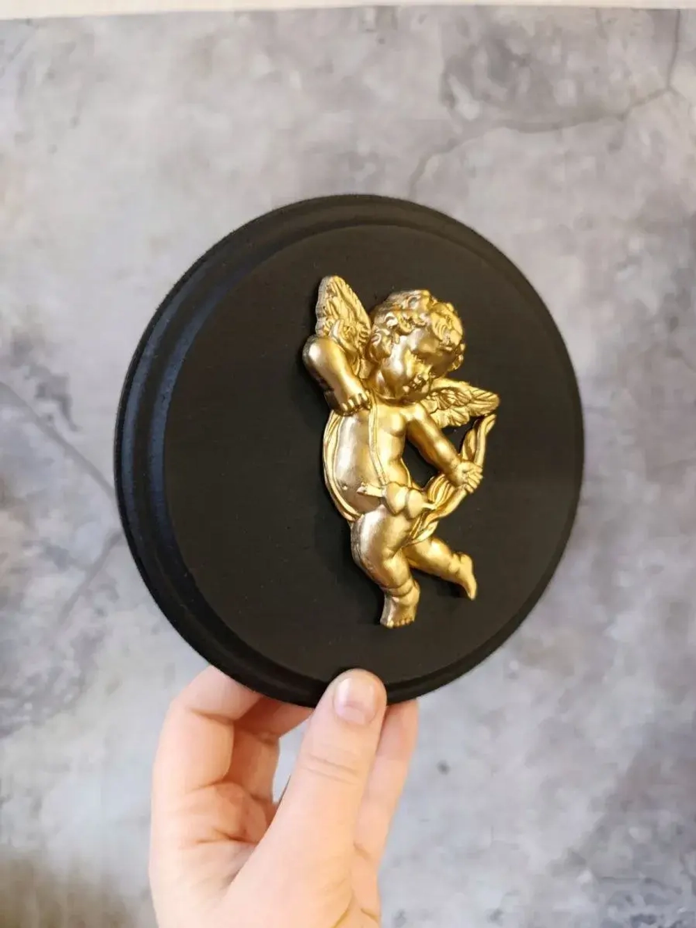 Панно 15 см. на стену для интерьера Ангел