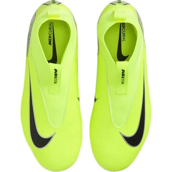 Академия NIKE Mercurial Superfly 10 Детские кроссовки СРЕДНЕГО размера от Ново-желтого Юнисекса