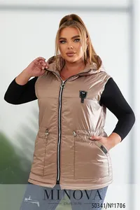 Жилет 1706-бежевый Minova