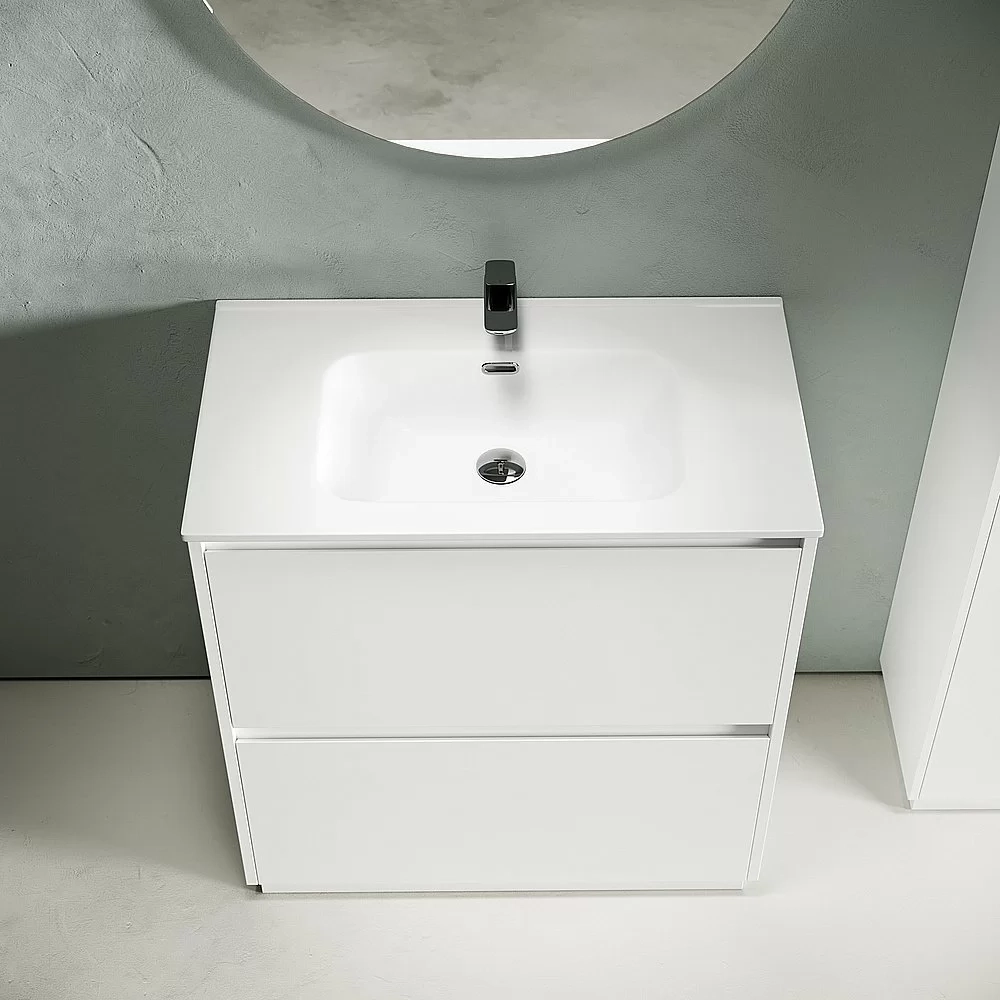 Тумба с раковиной Sancos Libra Floor 90 LB90FW белая