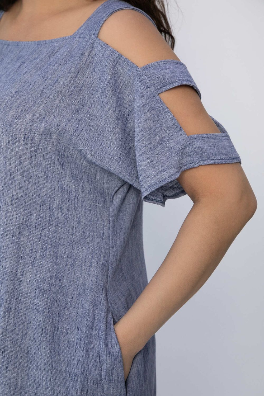 Платье В отпуск (джинс) П13707-8М LT Collection