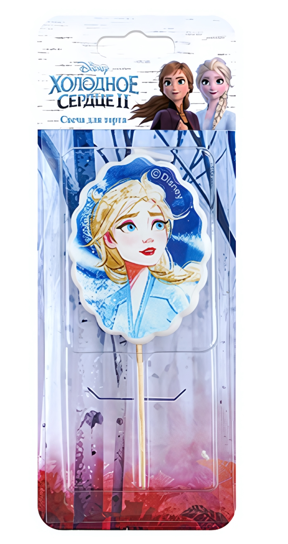 Свеча-топпер Холодное Сердце Эльза /Россия