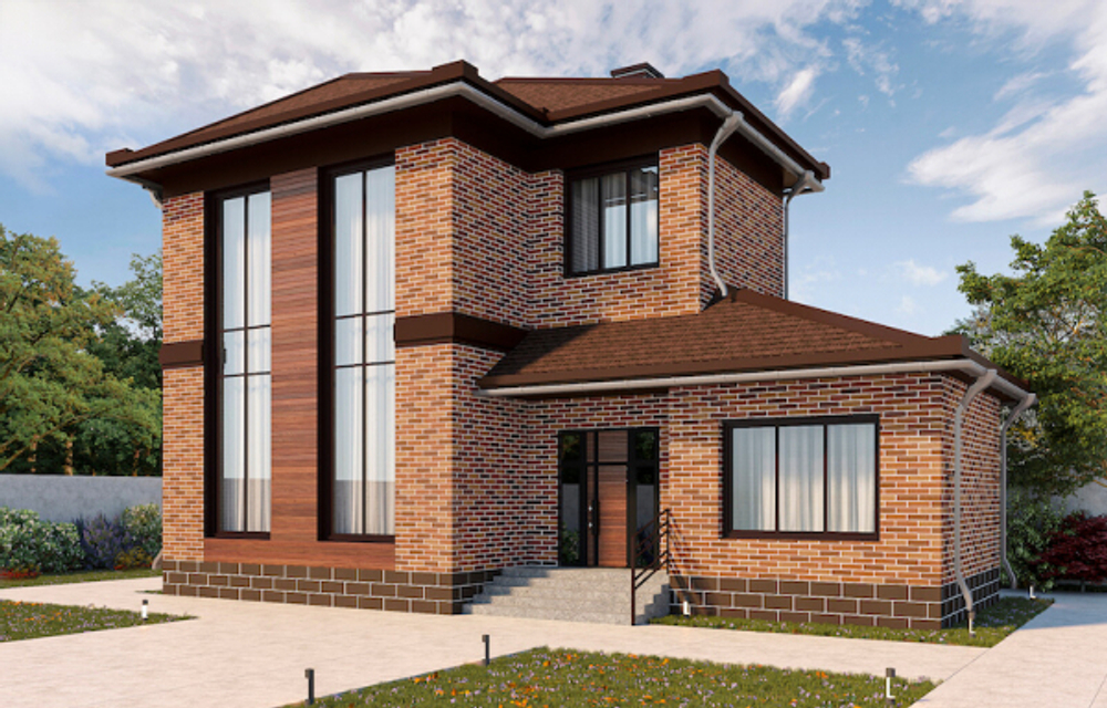 АМК фасад кирпич микс 500