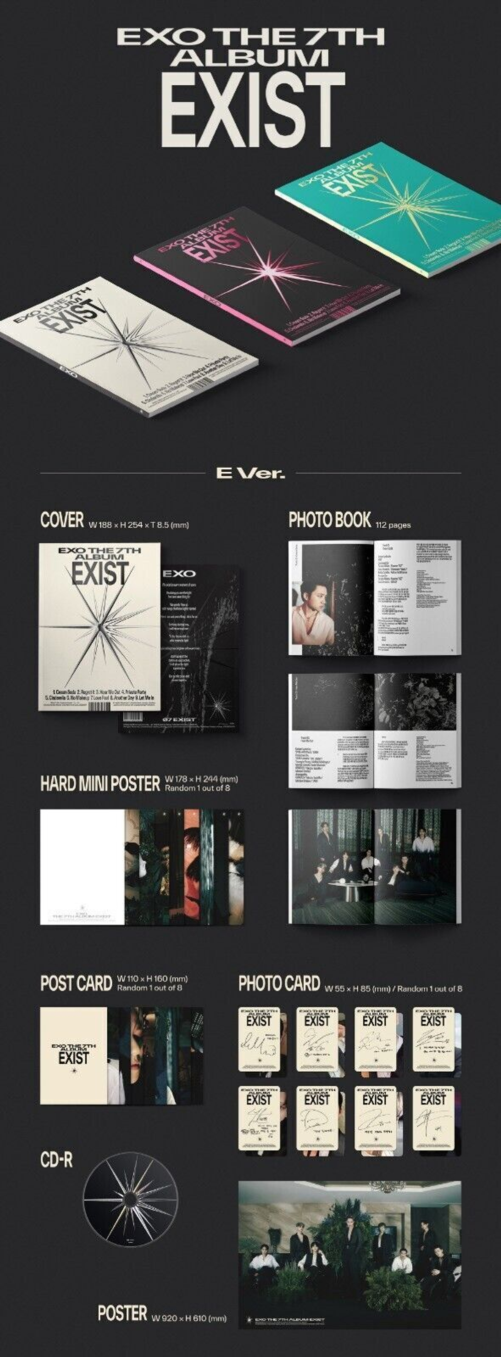 EXO - EXIST [Photo Book Ver.] (E ver.)