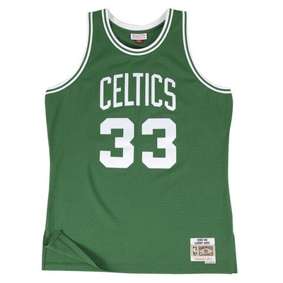 Футболка Mitchell & Ness NBA Swingman Jerseys Boston Celtics - Larry Bird #33  (SMJYGS18142-BCEKYGN8)