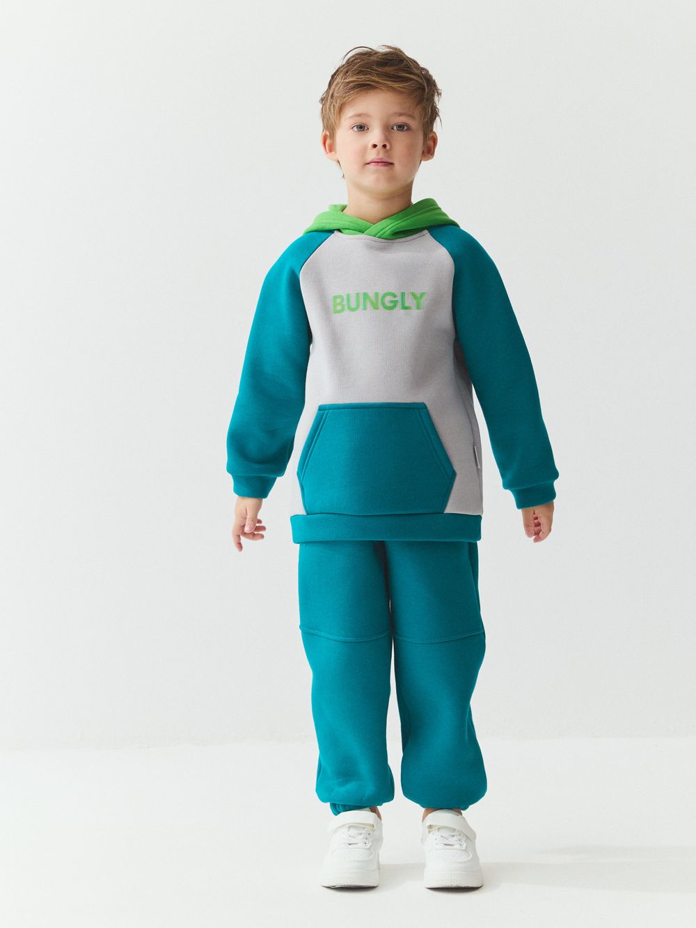 Джоггеры "Изумруд" утепленные