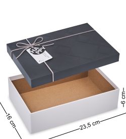 WF-167/1-B Коробка мал., серый/белый