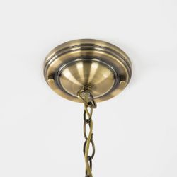 Citilux Шербург-1 CL440132 Люстра витражная подвесная Бронза