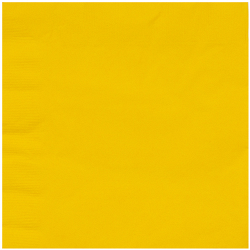 Салфетки "Yellow Sunshine" 33 см, 16 шт