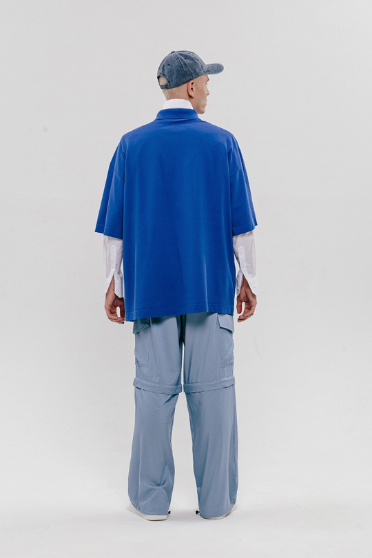 Поло Менли, цвет синий