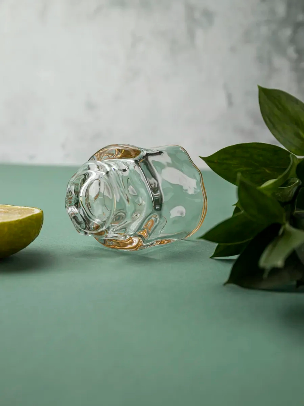 Набор изогнутых шотов, 60 мл, 6 шт. с золотой каймой