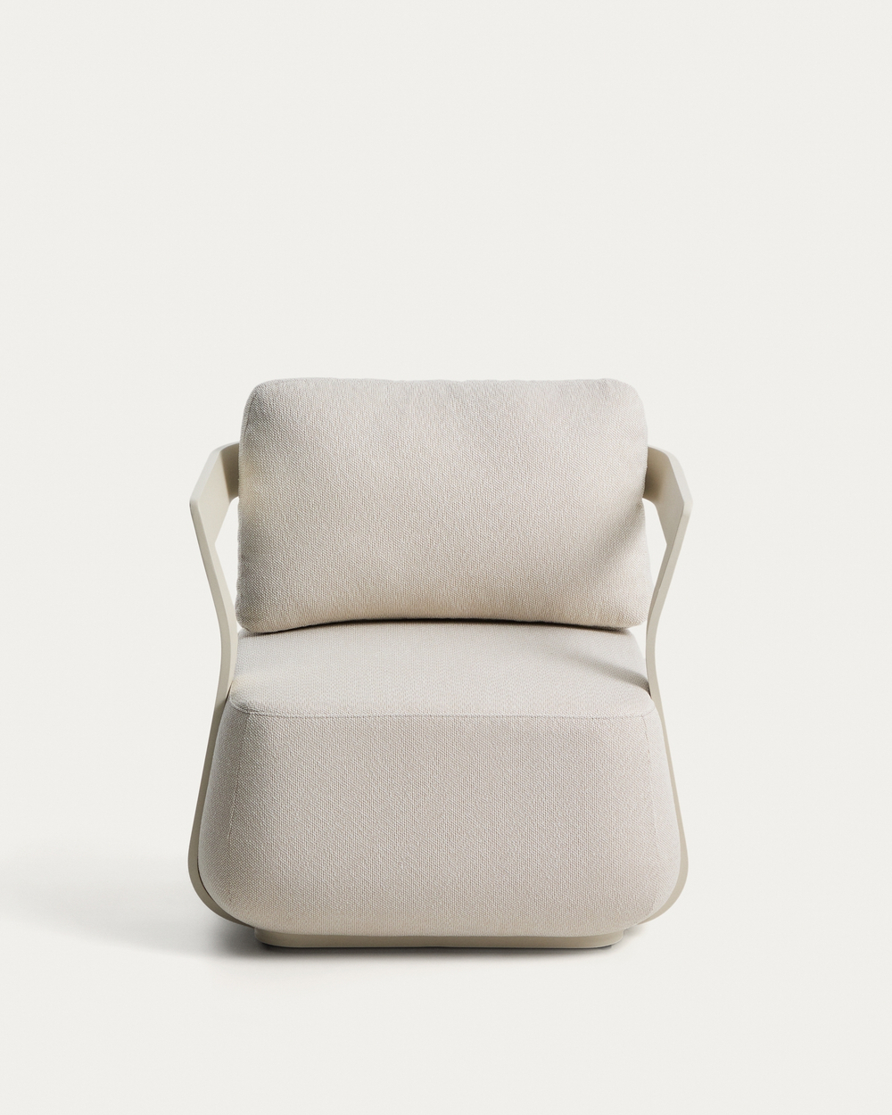 Уличное кресло Tamaris из алюминия цвета экрю