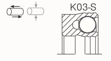 Уплотнение поршня AK03-S 60x70x8,4