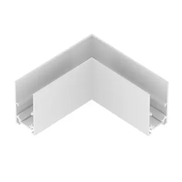 Соединитель угловой горизонтальный для трека 509126 белый Uno Lightstar