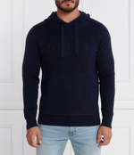 Худи ALVIN LS HOODIE LOGO SWTR GUESS - темно-синий(M3BR19 Z38V2)