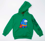 толстовка  among us Супергерой , худи 3217