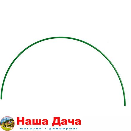Дуга пластиковая для парника 90 х 126 см, d20 мм, зеленая// Palisad